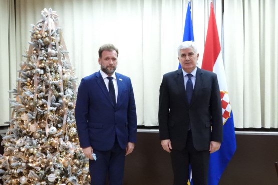 Predsjedavajući Doma naroda dr. Dragan Čović održao sastanak s ministrom odbrane Republike Hrvatske  